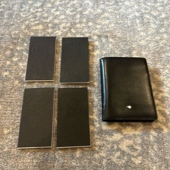 Montblanc Other - MONTBLANC MEISTERSTÜCK PICKET NOTEBOOK WITH PEN AND 3 1/2 EXTRA MONTBLANC PADS
